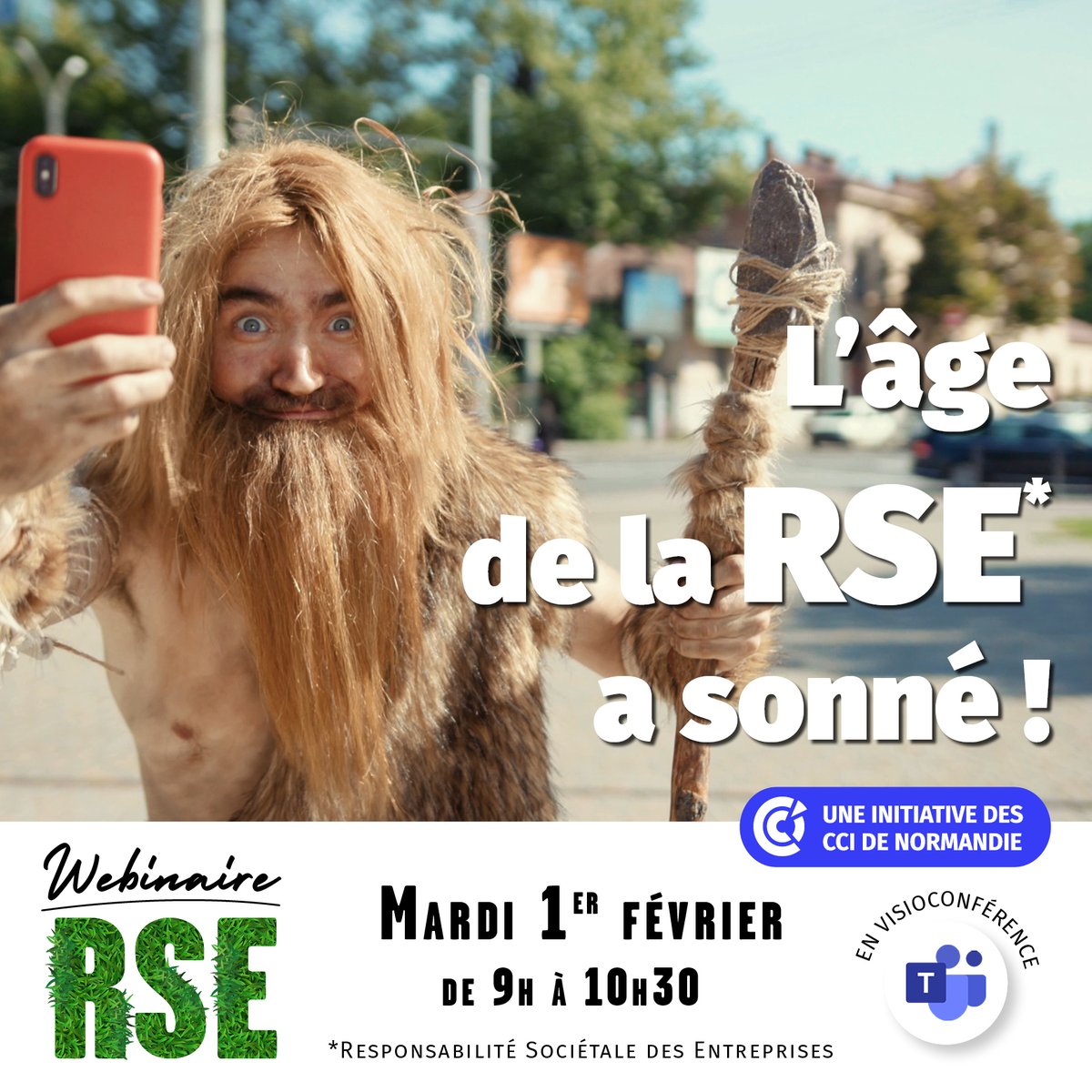 🖱️ Vous êtes à un clic d’amorcer une évolution positive pour votre business. 
👉 Pourquoi et comment vous engager dans ce cercle vertueux ❔

📅 RDV le 1er février à 9h pour approfondir vos connaissances et échanger avec nos experts

👉 lnkd.in/e2cNubUC

#RSE #Webinaire