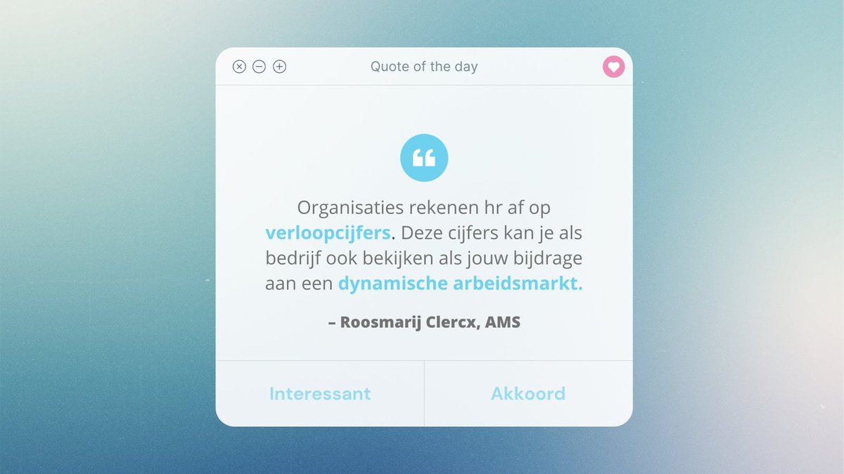 Wat vind jij van deze stelling? VOV volgde het webinar ‘Werk-naar-werk transities in perspectief’, gegeven door Antwerp Management School. Lees wat wij eruit meenamen op onze website 👉 bit.ly/3fU1zNe