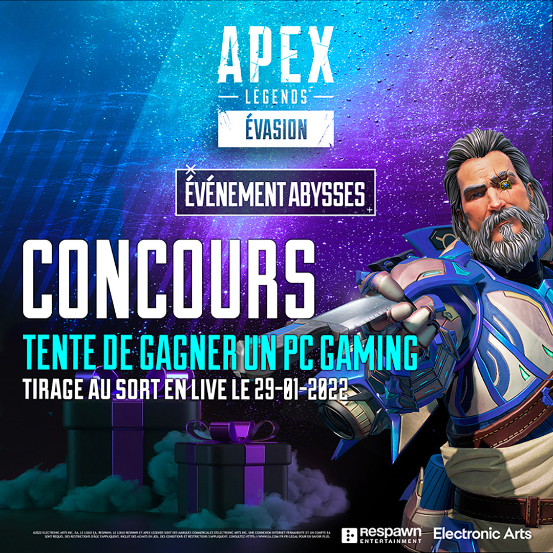 On organise #UneSoiréeDeLégendes pour te faire gagner une config' 🔥légendaire 🔥 !

Pour participer :
✅ Suis <a href="/EAFrance/">EA France</a>
🔁 RT ce tweet

RDV en live le 29/01/2022 à partir de 20h pour le tirage au sort sur le stream de <a href="/WisethugTV/">Wise</a>, <a href="/Juliette_arz/">JulietteArz ☀️</a>, <a href="/oraxe_/">oraxe</a> et <a href="/Mickalow/">Mickalow</a> !