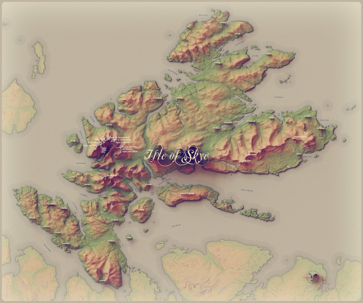 OrdnanceSurvey's tweet photo. Our GeoDataViz team's favourite maps of 2021 include this map of Isle of Skye & Raasay created by @owenjpowell using OS Open Zoomstack.
Find out more: https://t.co/DhuuWYiahy #IsleOfSkye #GeoDataViz https://t.co/7r6gz7Qgec