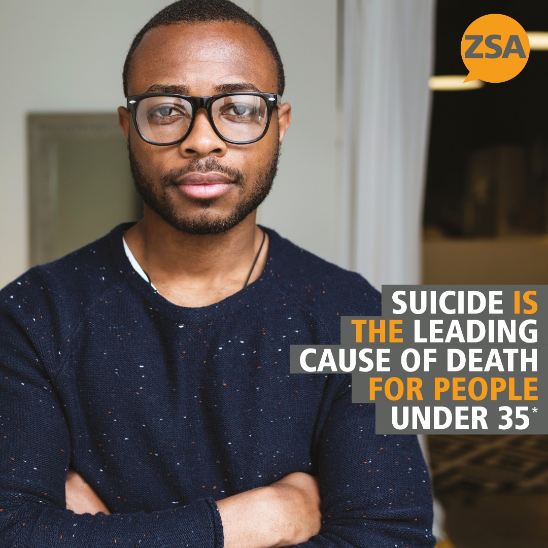 Zer0Suicide's tweet photo. Did you know, suicide is the leading cause of death for people under 35? 

If someone you know was thinking about suicide, would you know what to say?

Our FREE online #SuicideAwareness takes 20 mins and can help 👇

https://t.co/BKijvXZtBq

#DidYouKnow #SuicidePrevention https://t.co/TlSdahPadC