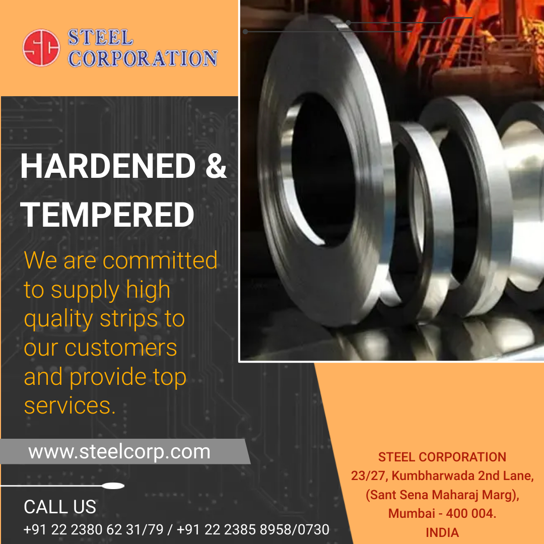 steelcorpmumbai's tweet photo. Our company's mission is to provide top-quality products and services to customers. For more information visit: https://t.co/ER61TXLTnH
#steelcorp #Manufacturer #Supplier #Steelstripes #India #Exporter #Hardened #Temperedsteel https://t.co/T4MtOdHeja
