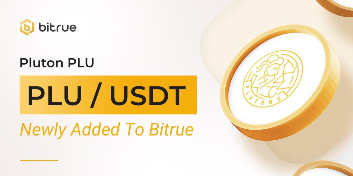 BitrueOfficial's tweet photo. $PLU is being listed on Bitrue! @plutus is a next generation finance app. A new $PLU / $USDT trading pair will be opened at 11:00 UTC today. https://t.co/BpOZfojIQ6 https://t.co/2flUU6rHbX