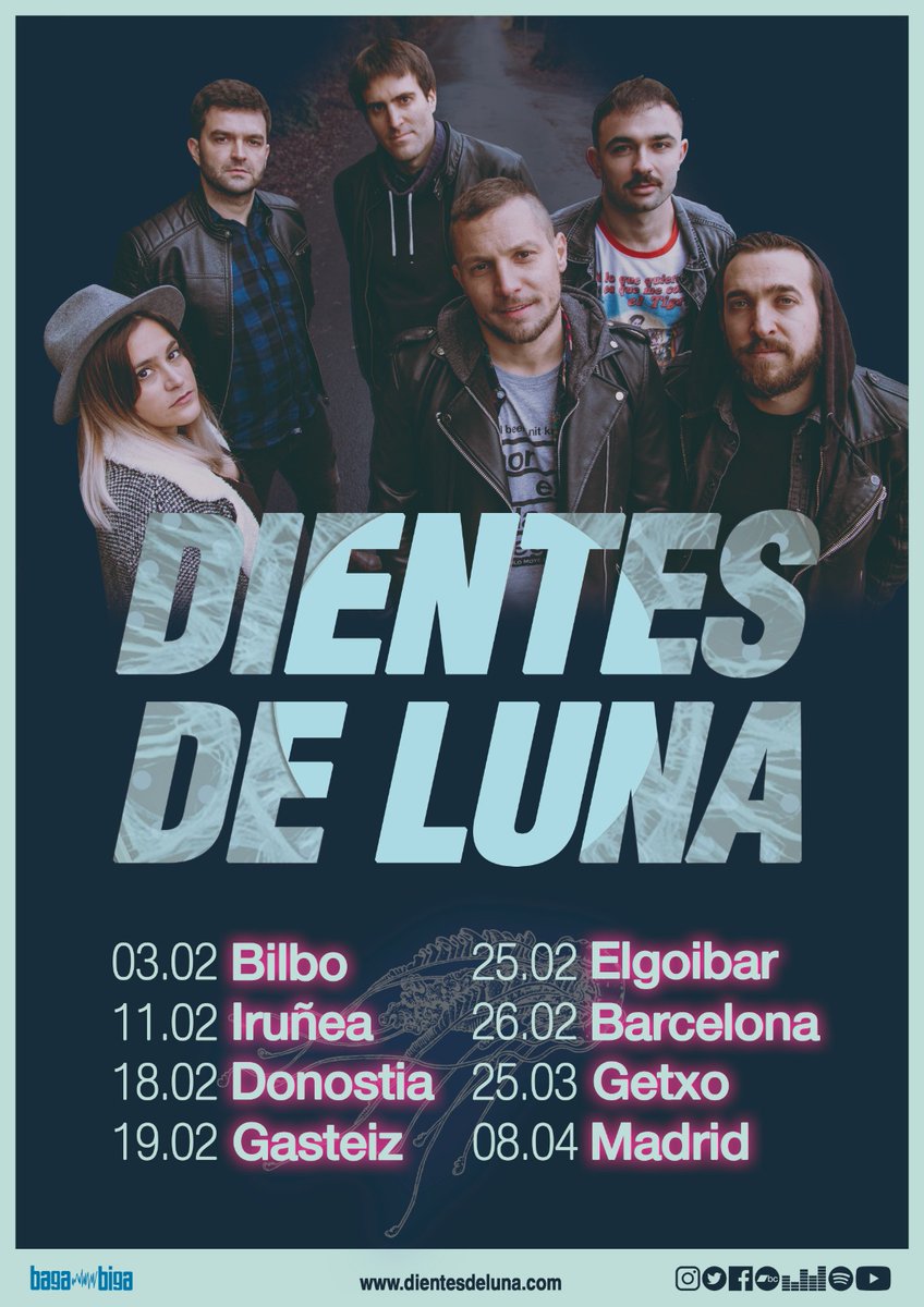 DientesdeLuna's tweet photo. Llevábamos mucho tiempo sin publicar nada🙏.Estamos mimando cada segundo y centímetro del show para que todxs lxs que estemos lo pasemos bien. TENÉIS EN https://t.co/R93lkUooJg LOS PRIMEROS CONCIERTOS Y ENTRADAS DE LA GIRA!A ver si todo sale bien,SALUD Y RnR 
@BagaBigaeus https://t.co/V8gdcmhDDV