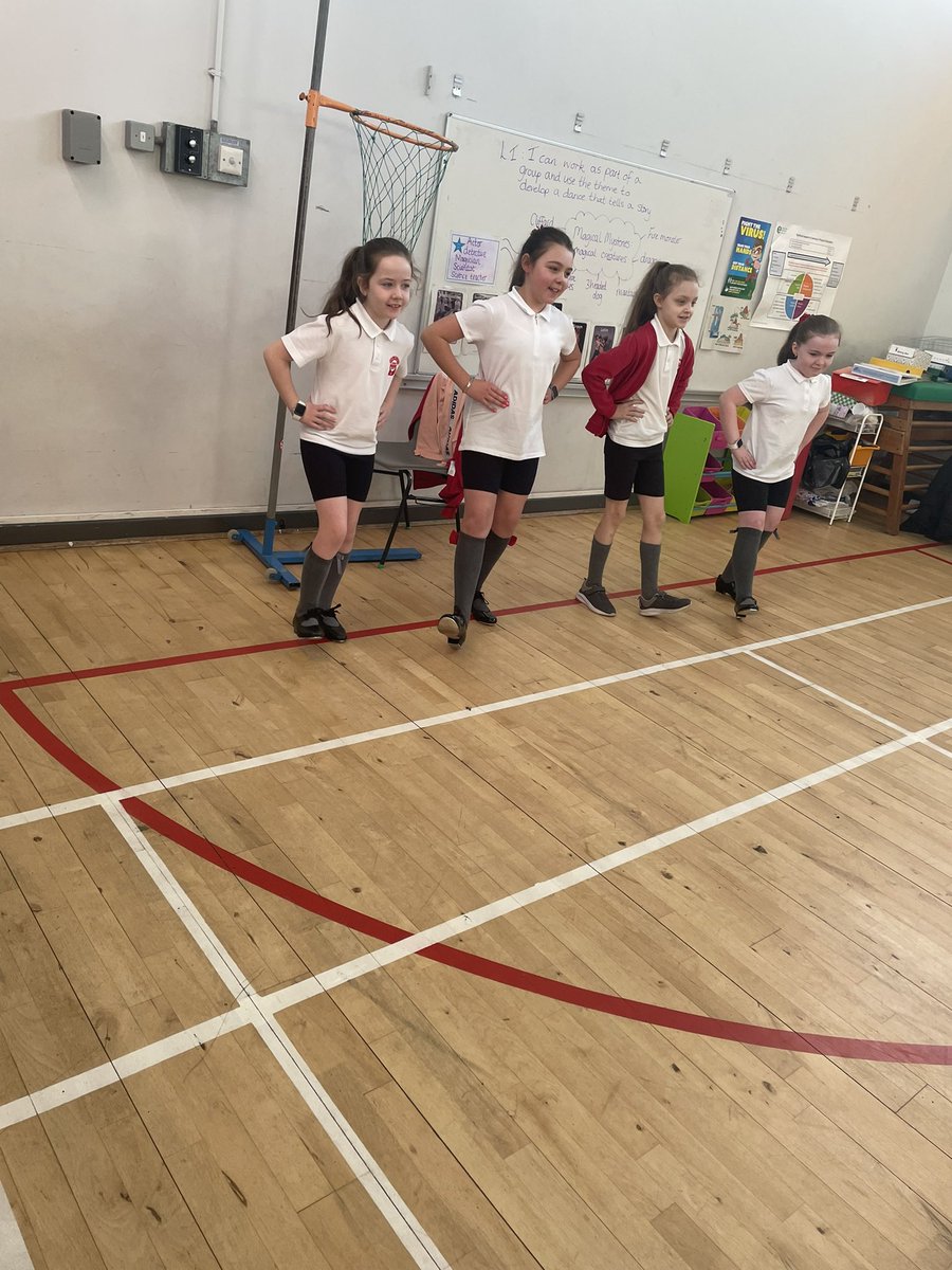 MissAgnew_CCPS's tweet photo. To finish, P5 were taught a tap dance by their fellow classmates. These 4 girls were fabulous at teaching their 5,6,7,8 routine to the class and oh we had fun learning it! #shareaskill #dance #fridayfun @MissNisbet_CCPS @CorpusChristi_K https://t.co/adK7aK5Fck