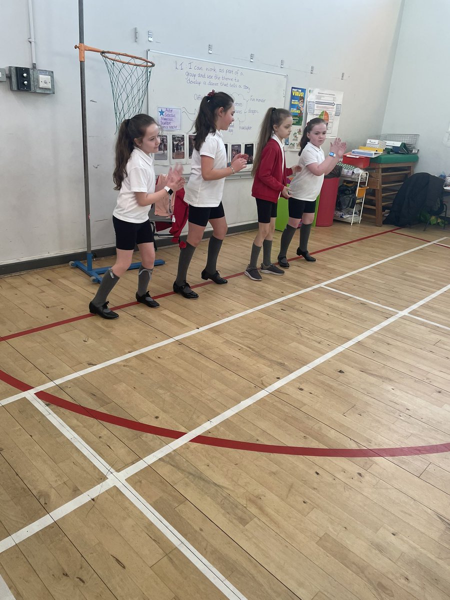 MissAgnew_CCPS's tweet photo. To finish, P5 were taught a tap dance by their fellow classmates. These 4 girls were fabulous at teaching their 5,6,7,8 routine to the class and oh we had fun learning it! #shareaskill #dance #fridayfun @MissNisbet_CCPS @CorpusChristi_K https://t.co/adK7aK5Fck