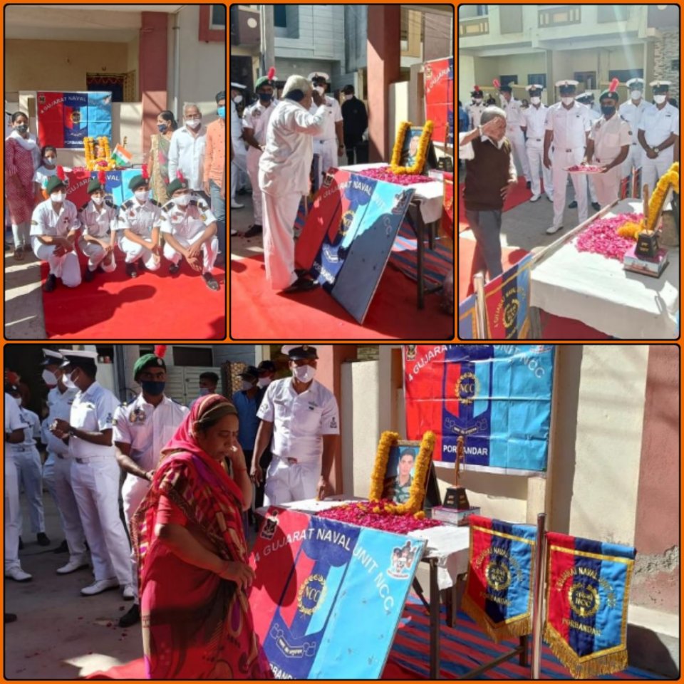 NCC_Dte_Gujarat's tweet photo. #AmritMahotsav
#ShaheedonKoNaman
NCC cadets of 04 Guj NU NCC Jamnagar presented a plaque of gratitude &amp; appreciation to
NOK of martyr Sep BMB Alarkha on behalf of Hon'ble PM on 26 Jan 22.
@HQ_DG_NCC
@GovernorofGuj
@SpokespersonMoD
@DefencePRO_Guj
@drajaykumar_ias
@salute2soldier https://t.co/QuOh44zi97