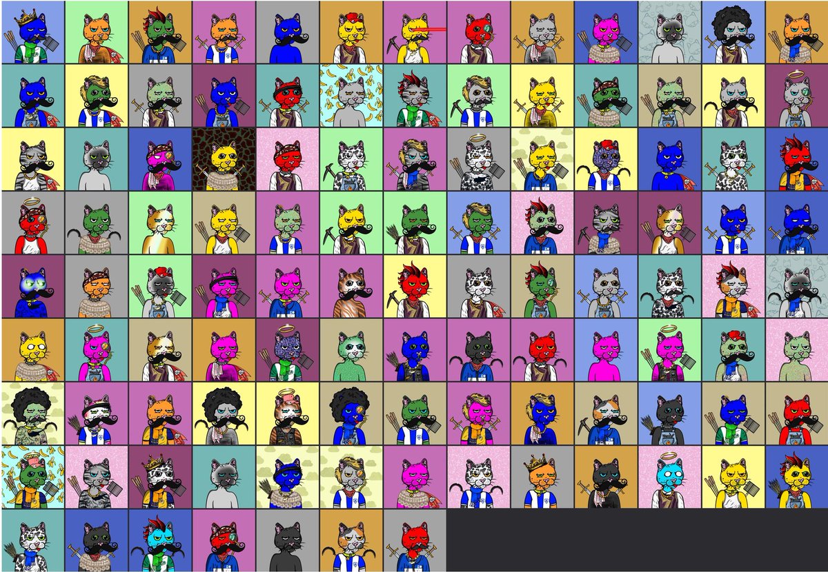 aRua210's tweet photo. After minting 111 cats from @OiKattoi, it's only fitting it becomes my background.
😸🐱🐈 https://t.co/c4wxl4rsP1