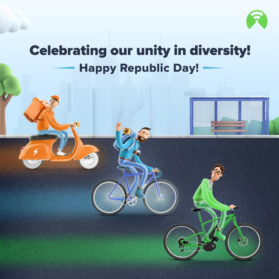 citilityapp's tweet photo. Divided by different modes of transport, united by one goal. A more eco-friendly India! Happy Republic Day!
#HappyRepublicDay #Urbanmobility #Ecofriendly #Commuting #Sustainability #Transport #India #Citility https://t.co/toLqFFf9zr