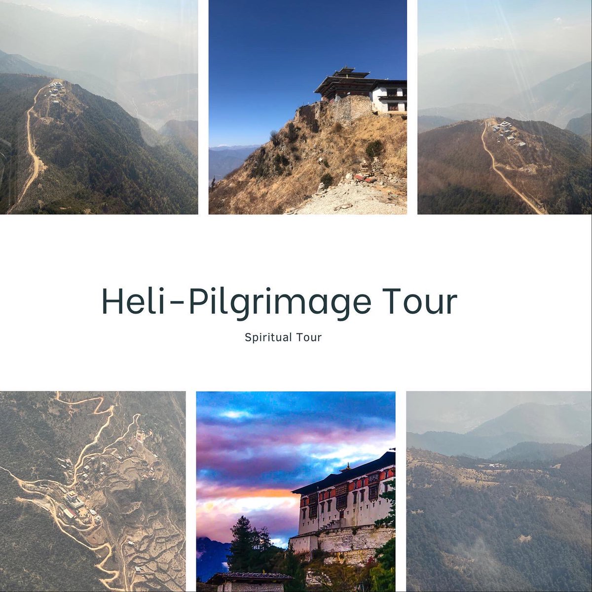 bhutanheli's tweet photo. 🚁Heli-Pilgrimage Tour, a new way to embark on spiritual journey. The tour will help you experience view from air towards Jela Dzong, Dongkola Lhakhang, Drakarpo and Paro valley.🚁 https://t.co/Y7pmwz1Qct