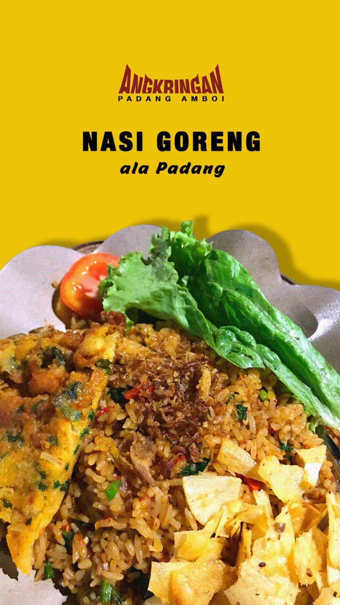 AngkringanAmboi's tweet photo. Ada menu nasi goreng amboi lho sekarang, ndak mau nyoba nih 😋😋😋😋😋😋😋😋😋 https://t.co/vhiFNFrqjX