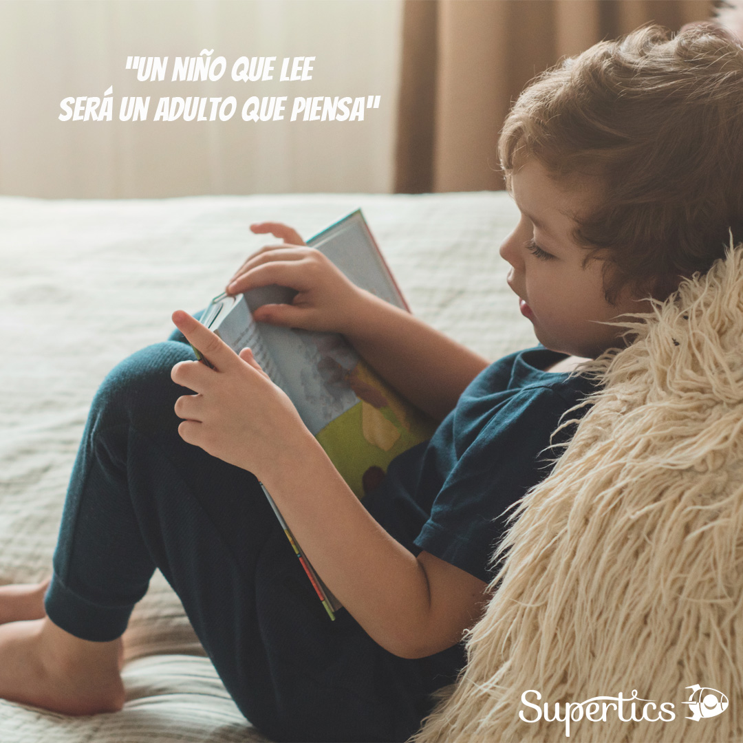 supertics's tweet photo. "Un niño que lee será un adulto que piensa". Leer nos ayuda a crecer, nos nutre de conocimiento e imaginación y nos ayuda a entender muchos aspectos de la vida. #lecturainfantil #leeresaprender #leeresdescubrir https://t.co/iCk59MpyOi