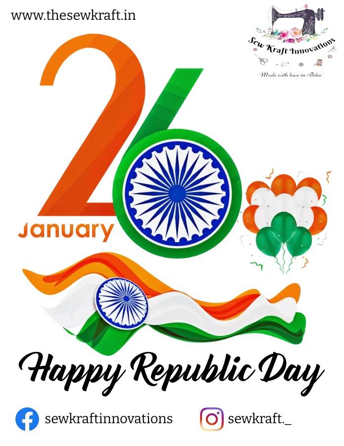 SewKraft's tweet photo. Happy Republic Day 

#happyrepublicday #republicday #india #january #republicdayindia #indian #indianarmy #love #proudindian #jaihind #republic #republicdayparade #republicdaycelebration #photography #republicdayofindia #indianrepublicday #bhfyp #incredibleindia #indianflag https://t.co/xd1VzWBRfY