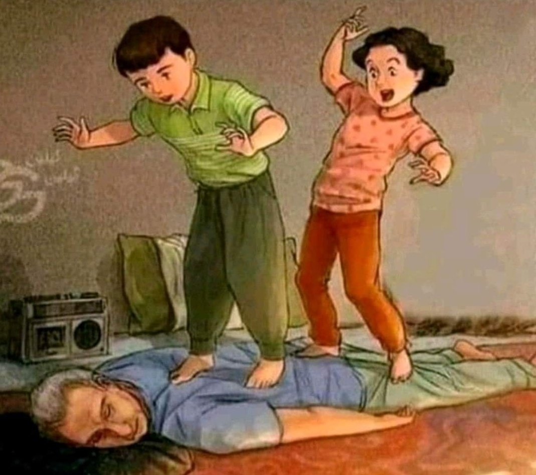 nitinsangwan's tweet photo. When medical science was not so advanced, back ache was cured like this 😬 https://t.co/rRjhs47j1e