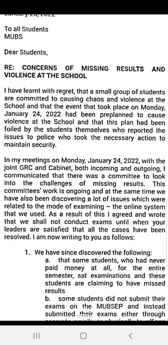 OfficialMubs's tweet photo. Prof. @jwbalunywa addressing concerns of missing results and violence at MUBS.
@GUILDMUBS
#mubsguild
@ https://t.co/2v4s5UFVWX