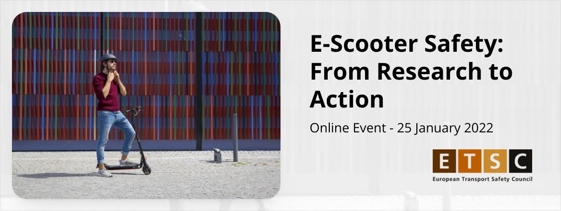 ETSC_EU's tweet photo. The video of our event yesterday on #escooters is now available.  Now with added bookmarks - so you can jump to the presentation you would like to watch.
https://t.co/fjMXe4qS9W

@Transport_EU @SarahLynchBxl @EU_Growth 
@PACTS @SikkerTrafik @DVR_info @citainsp https://t.co/k5tM7JTYs2