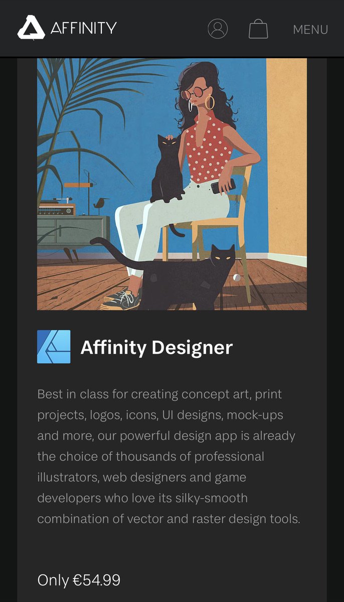 digital_inna's tweet photo. If you would like to make layered images , then you can use any vector program. For example, Affinity Designer is a good choice. It’s cheaper for ipad but no subscription needed! Buy it once for ipad or mac. https://t.co/LrC6VzQaIA