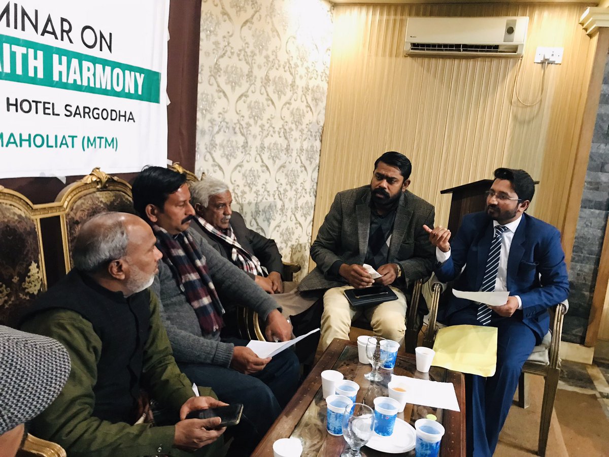 SanawarBalam's tweet photo. Minority Jobs Quota Implementation &amp; Health Card Registration of Minorities in District Sargodha
On Dated 22/01/2022 meeting with PTI Minority Wing Sargodha was held at Solo Hotel Sargodha
Sanawar Balam - Member District Human Rights
#SanawarBalam #MinorityJobQuotaImplementation https://t.co/jdYFwZNN2k