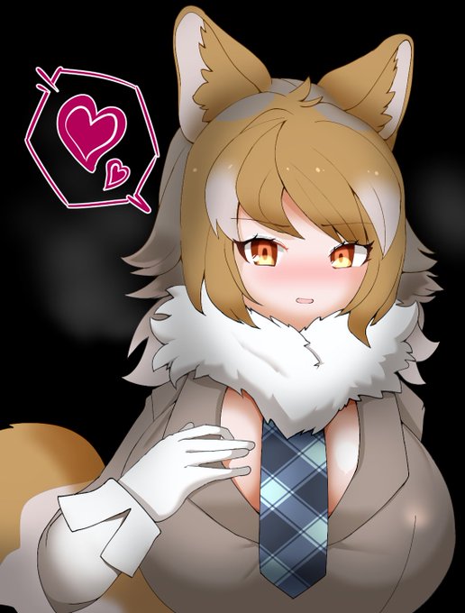 イタリアオオカミちゃん描きました。最初は単なる発散相手程度の扱いでキスどころか好意の言葉も許してくれなかったけど、時間を掛けたら2人だけの間は内緒で別人みたいにデレてくれるイタリアオオカミちゃん…… 