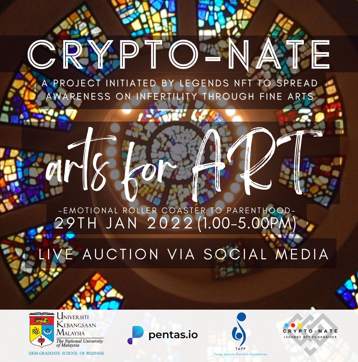 NFT_cryptonate's tweet photo. π’π’Donβt forget to join our live auction this Saturday, 29th January 1pm - 5pm at our social media:
https://t.co/PRmaylp5J8
https://t.co/VXotbUclDP
https://t.co/2g9MoQ2We2
#artsforART #cryptonate #legendsnftfundraiser #NFT #BSC #NFTCommunity https://t.co/xBMAmLh8Ck