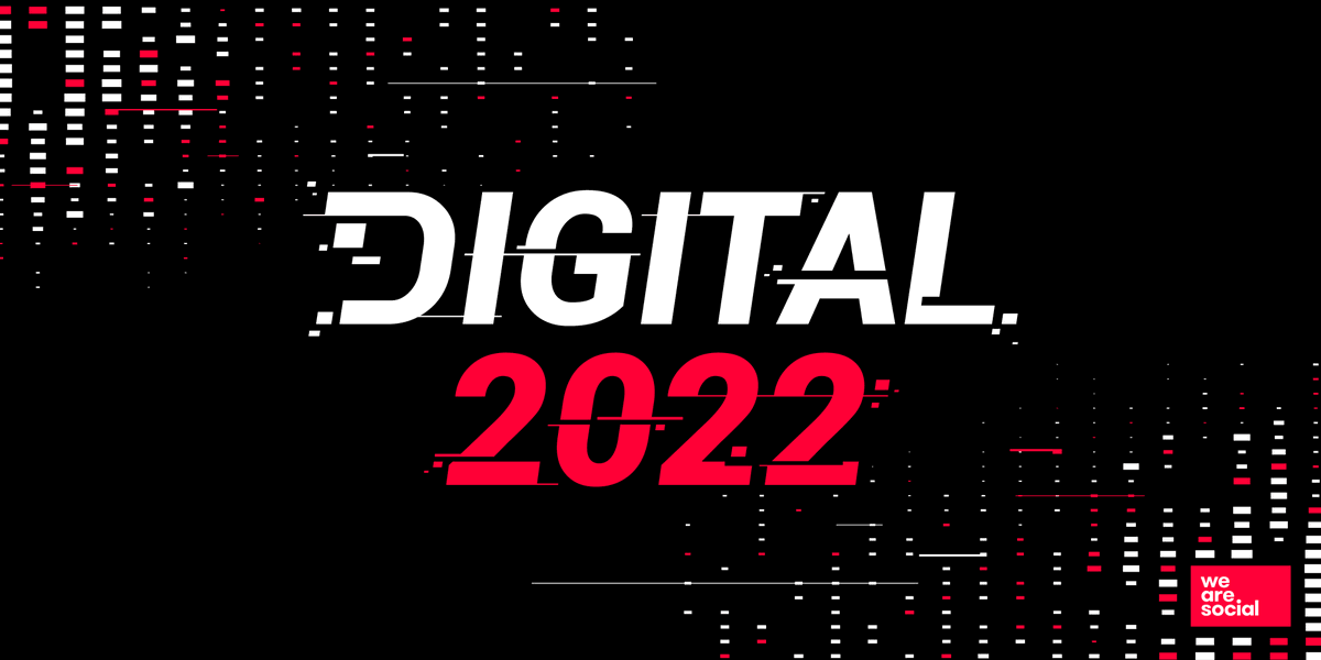 Digital 2022 ist da!
Der ultimative Leitfaden für Marketingspezialist*innen, vollgepackt mit Daten zu Internet, mobilen Geräten, sozialen Medien und E-Commerce. 

wearesocial.com/de/blog/2022/0…

#Digital2022