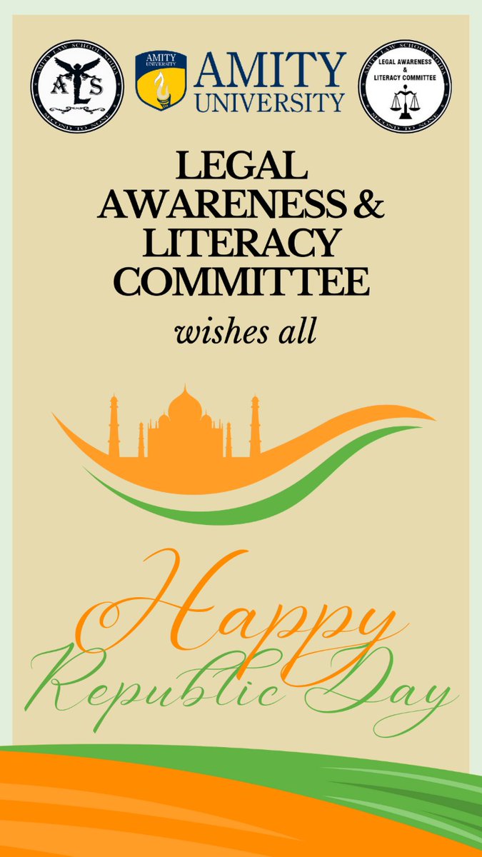 aid_cell's tweet photo. LALC wishes you all a very Happy #RepublicDay 
#RepublicDay2022 #Republic

@DrAdityatomer1 @sumitrasingh12 https://t.co/2LzL5lDWhC