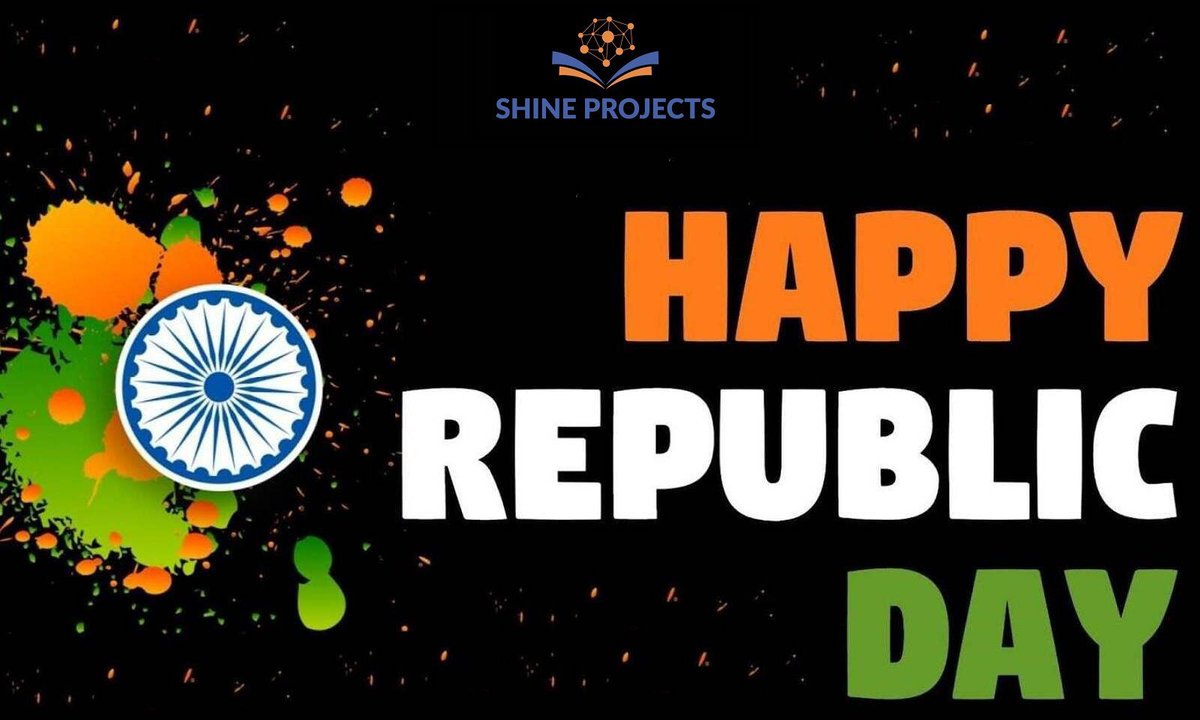 ProjectsShine's tweet photo. Patriotic today, patriotic everyday! Wishing you a very Happy Republic Day. ๐ฎ๐ณ๐ฏ
#shineprojects #republicday #patriotic #flag #jaihind https://t.co/2xu5rNacXW