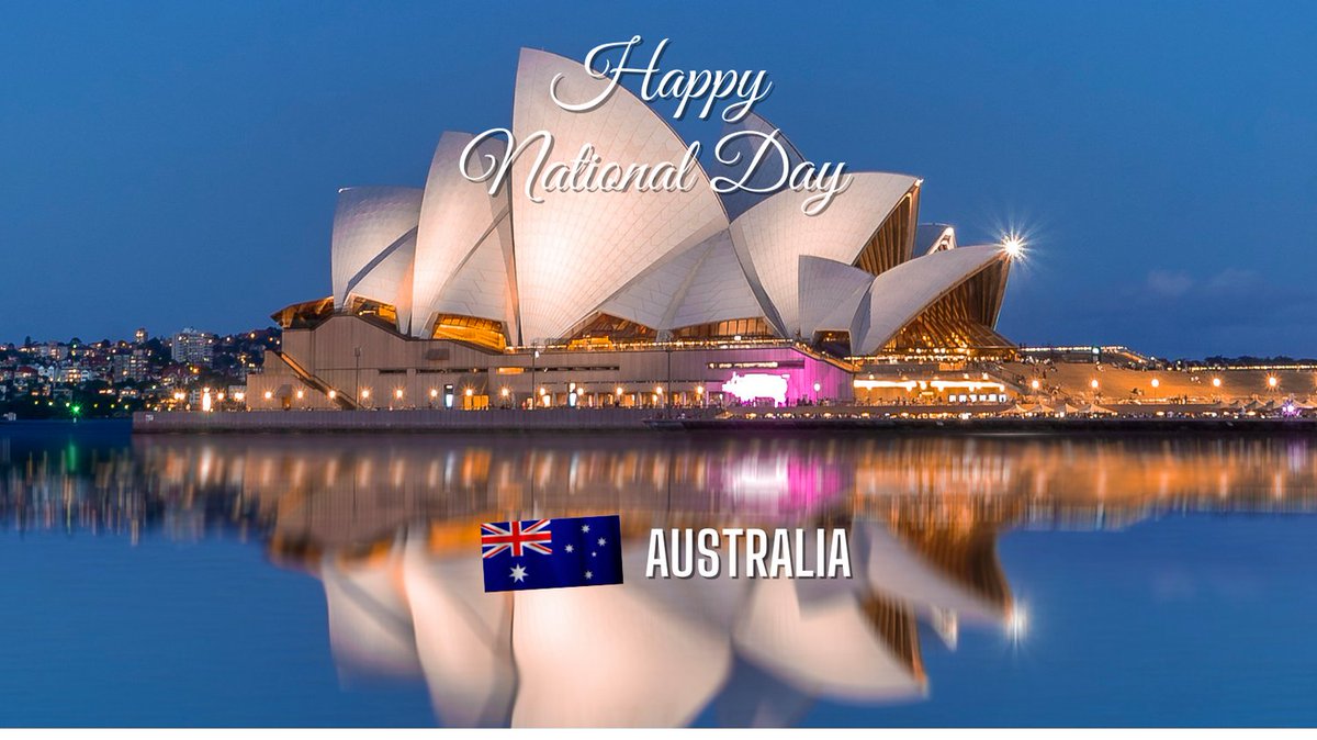 #EasyDiplomacy sends best wishes to all Friends of #Australia on their #NationalDay!

#RestartTourism #VisitAustralia
@AusAmbRome <a href="/Australia/">Australia</a>