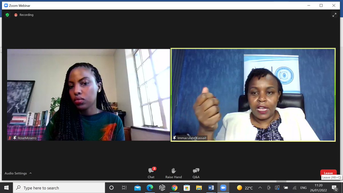 ODPC_KE's tweet photo. HAPPENING NOW! 
DATA PROTECTION WEBINAR with @ODPC_KE @ikassait, Amit Gadhia, @lawyershub @BonyoLinda, and @AmnestyKenya @irunguhoughton on promoting the protection of personal data in Kenya.
#dataprotectionKE #DataProtectionDayKE https://t.co/twPnAUVDBs