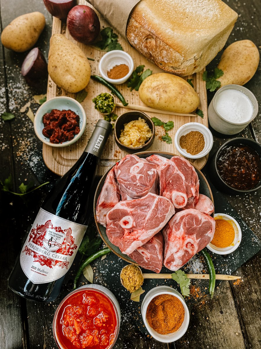 PerdebergWines's tweet photo. Having a dinner party? Try out this Lamb curry recipe paired with our Vineyard Collection Malbec to be the host with the most!

Download our recipe e-book in collaboration with @guywithabraai here: https://t.co/9aqRRZfJi4

#DiscoverPerdeberg #PerdebergCellar #WineFeature https://t.co/WUSaJ7TsR4