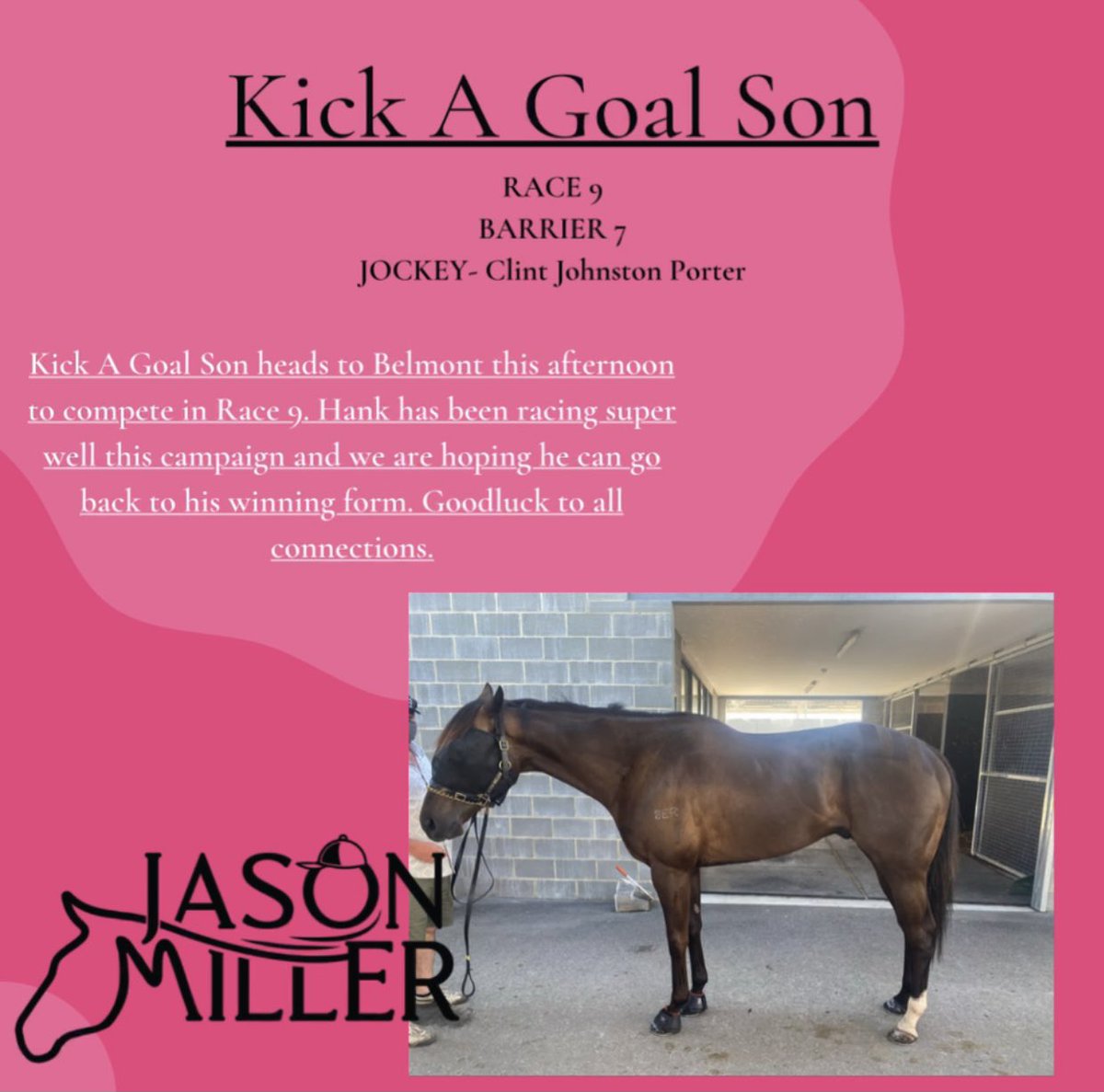 Jason Miller Racing tweet media