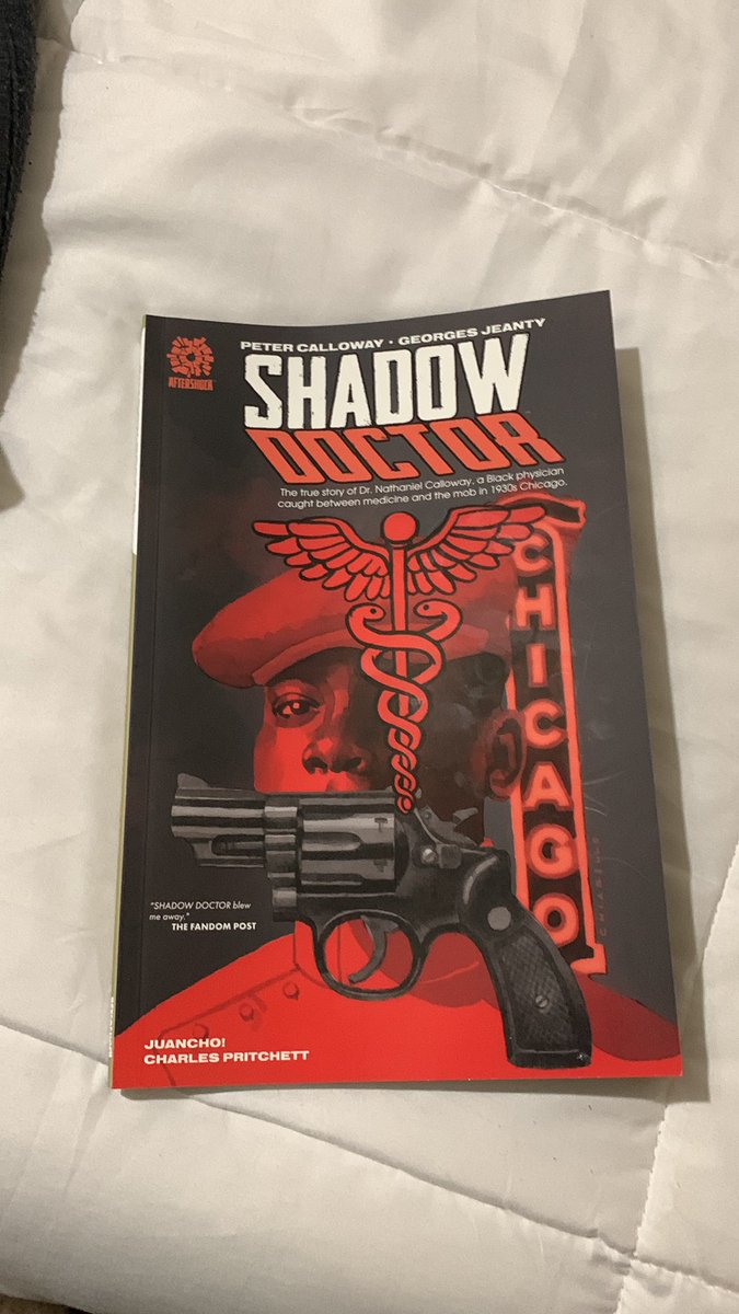 wdynamite1's tweet photo. The first comic I’ve bought in years and the cover intrigued me. The story by @PeteCalloway is amazing. #ShadowDoctor https://t.co/fv34wE6aj0