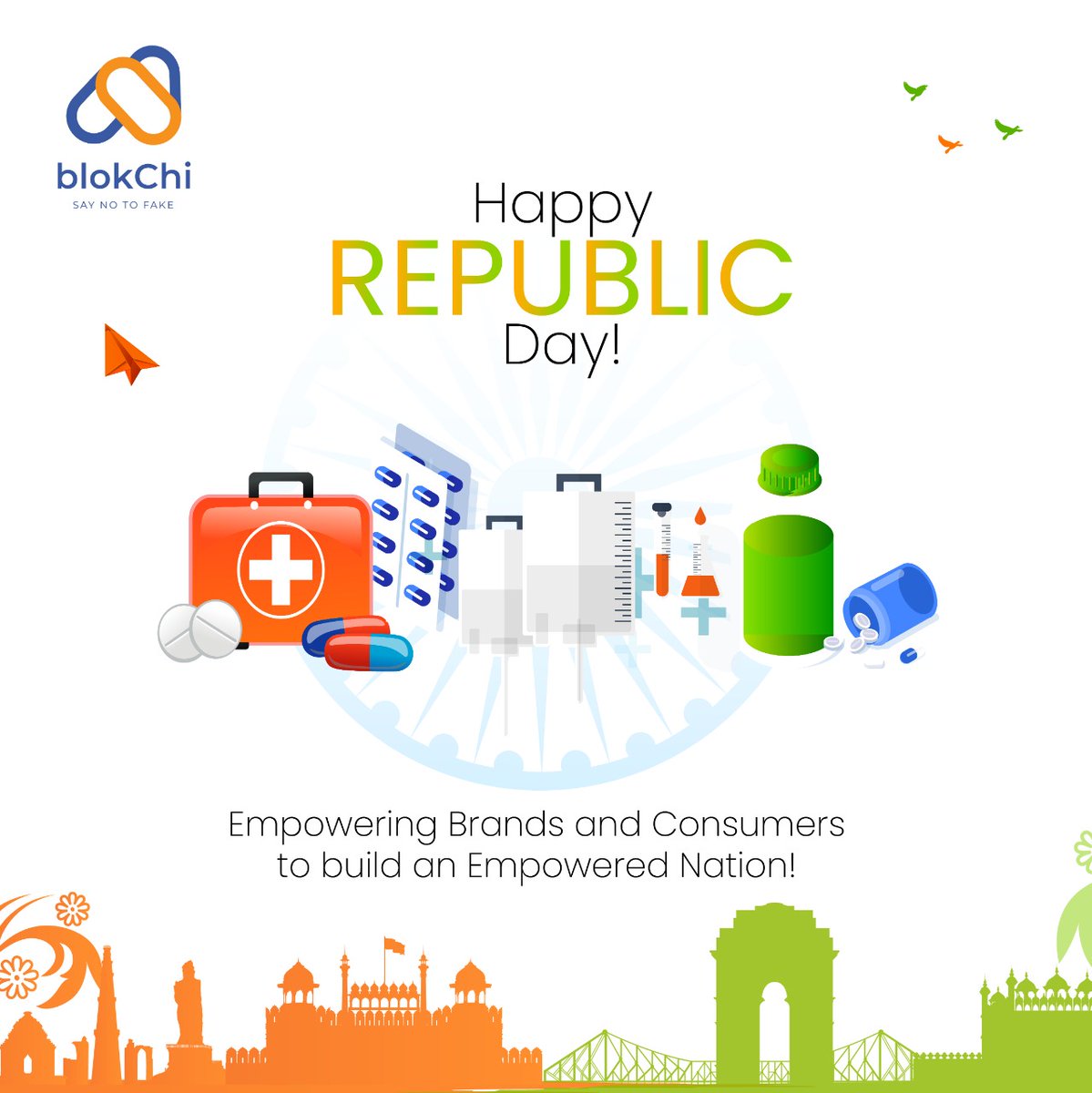 blokchiglobal's tweet photo. Our ancestors gave us a great past. We need to create the future!!
This republic day, lead the change. Join @blokchiglobal and build a better nation
🇮🇳𝑯𝒂𝒑𝒑𝒚 𝑹𝒆𝒑𝒖𝒃𝒍𝒊𝒄 𝑫𝒂𝒚 🇮🇳

#republicday #happyrepublicdayindia #happyrepublicday #proudtobeindian #73republicday https://t.co/9gldD5EpUG