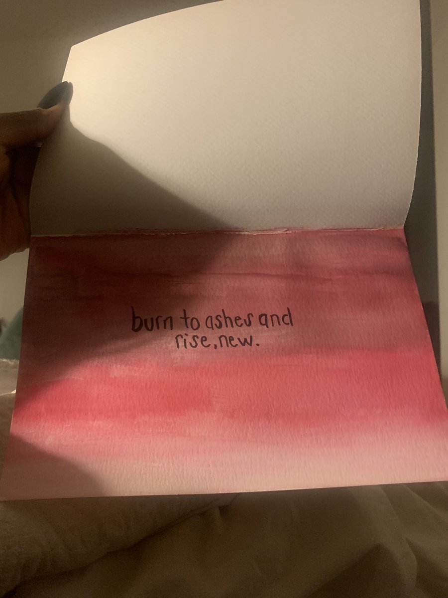 cass_sinclairm's tweet photo. Last night I did my yoga and then made this little water color before reading in bed, the growth 🤍🧘🏾‍♀️ https://t.co/mNnz0qMfe5