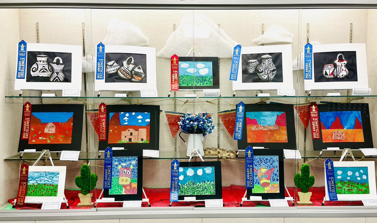 Ms. Reyna (@bluejayart_oce) on Twitter photo Here are OCEβs 15 pieces of student work that were submitted to FBISDβs Rodeo Art Show. 1 is missing? πItβs being displayed at Sugar Landβs City Hall!
πππΌ Well done artists! K-5
#GoBluejays #youngartists #FBISD2022rodeoart
#rodeoart
<a href="/OCE_BlueJays/">Oyster Creek Elementary</a>
<a href="/FBISDvisualart/">Fahmi Khan-FBISD Visual Arts</a> Here are OCEβs 15 pieces of student work that were submitted to FBISDβs Rodeo Art Show. 1 is missing? πItβs being displayed at Sugar Landβs City Hall!
πππΌ Well done artists! K-5
#GoBluejays #youngartists #FBISD2022rodeoart
#rodeoart
<a href="/OCE_BlueJays/">Oyster Creek Elementary</a>
<a href="/FBISDvisualart/">Fahmi Khan-FBISD Visual Arts</a>