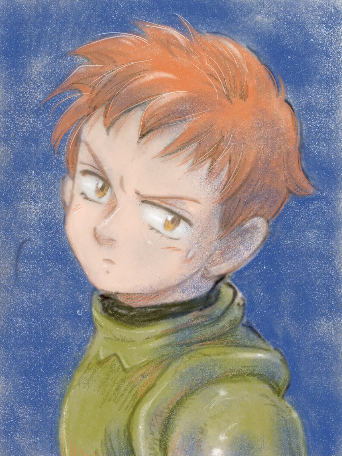 ろんす 鉛筆ツールと色混ぜツールで キング模写 七つの大罪 クリスタ練習中 T Co Lf4wqtfb9e Twitter