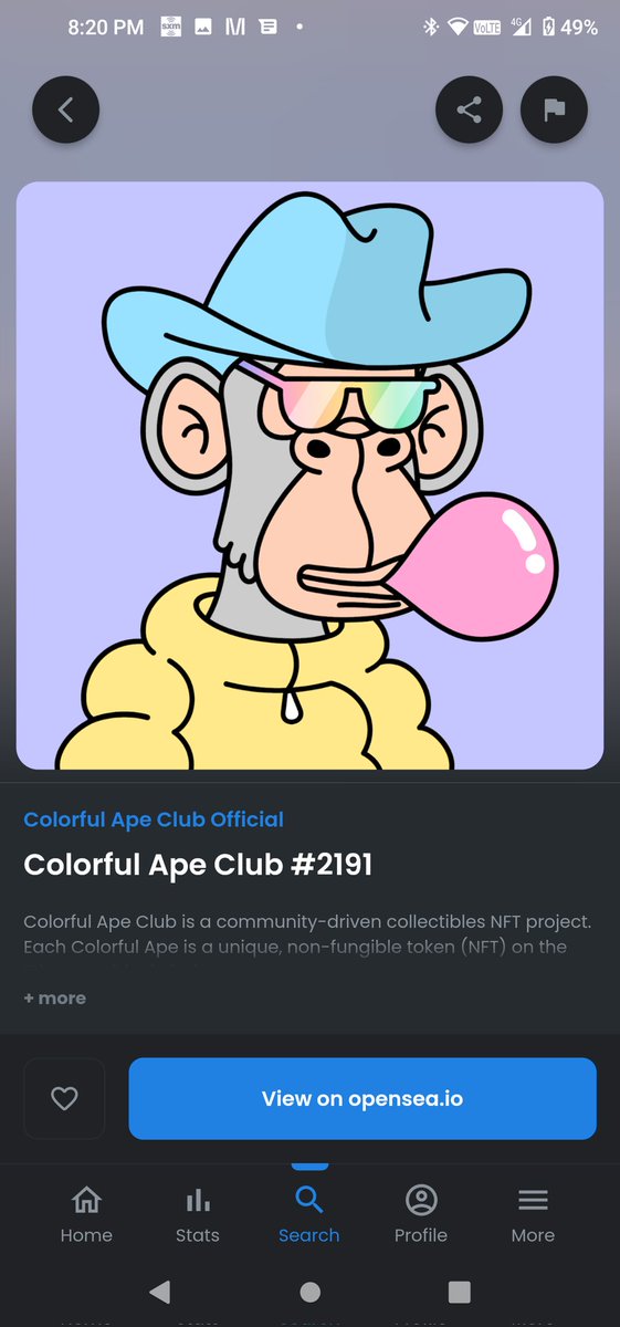 makesensical2's tweet photo. #ColorfulApeClub @ColorfulApeClub Loving my new apes yo! Can't wait for the @doodles and @MAYC giveaway! Hope I win! https://t.co/L3kfMf5V6x