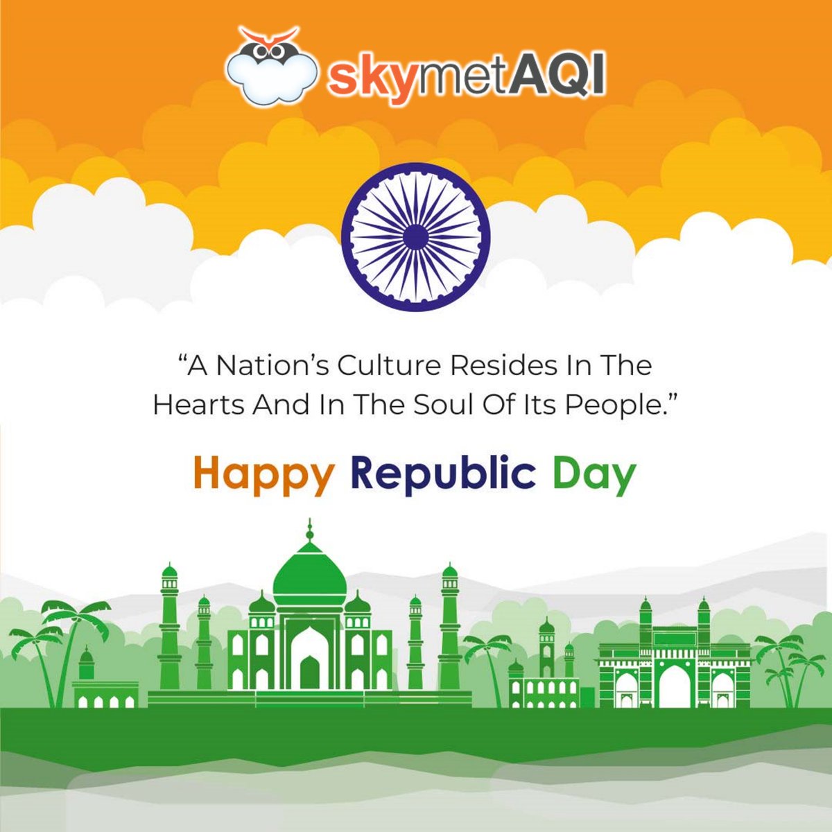 A nation’s culture resides in the hearts and in the soul of its people. Happy Republic Day!

#RepublicDay #RepublicDay2022 #RepublicDayIndia #happyrepublicday2022