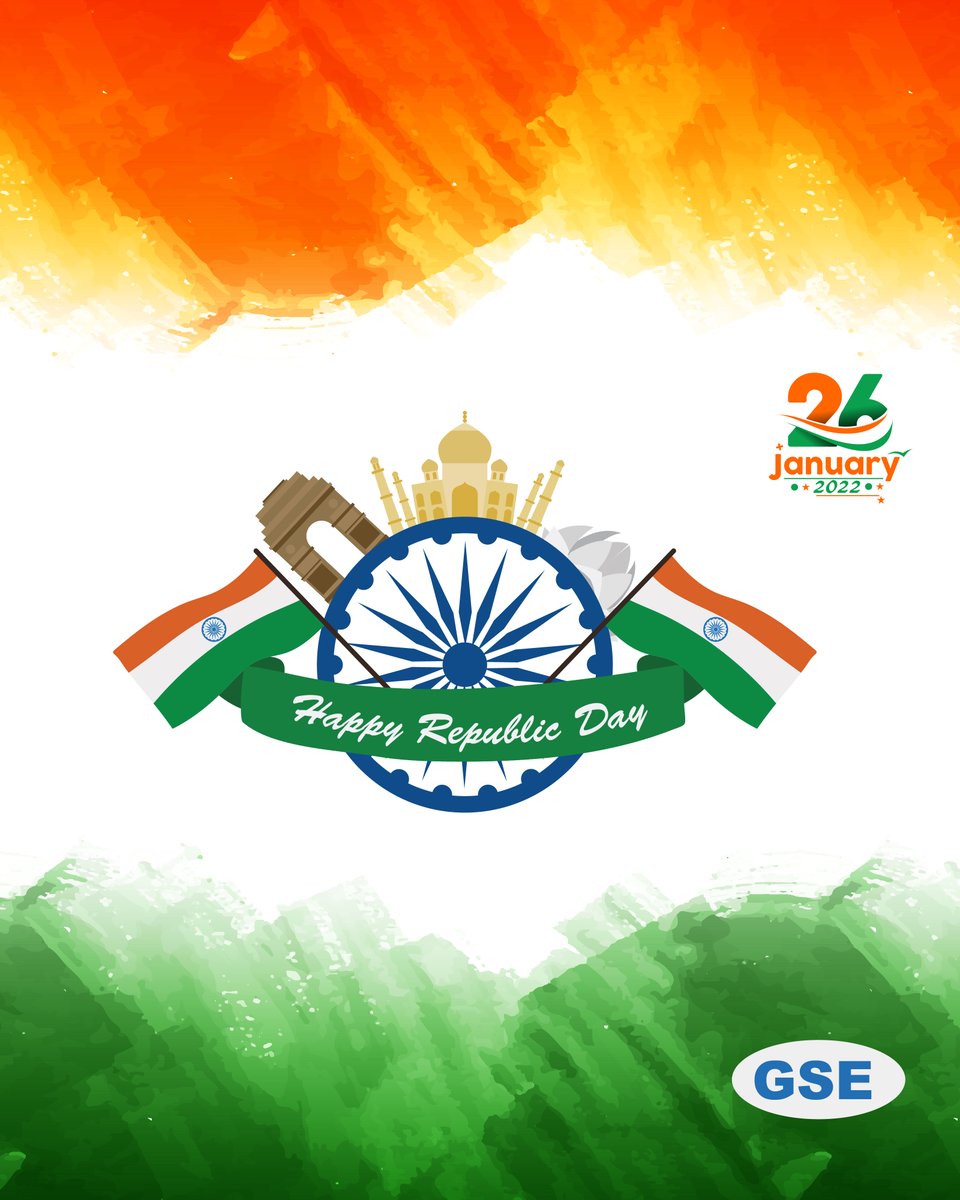 TechnologyGse's tweet image. GSE Technology wishes you all a Very Happy Republic Day 2022!
Happy 73th #RepublicDay2022