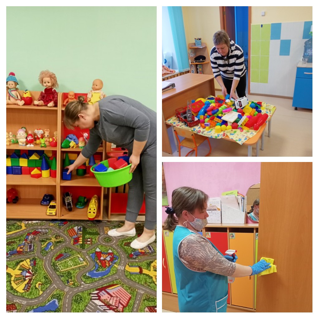 <a href="/nf_popova/">Наталья Попова</a> <a href="/K4nxp4feozqmLZh/">Оксана Вотякова</a> <a href="/NU_Koryakina/">Наталья Корякина</a> СП "Детский сад" с. Рождествено гр. Бабочки проводит санитарную обработку в группе.