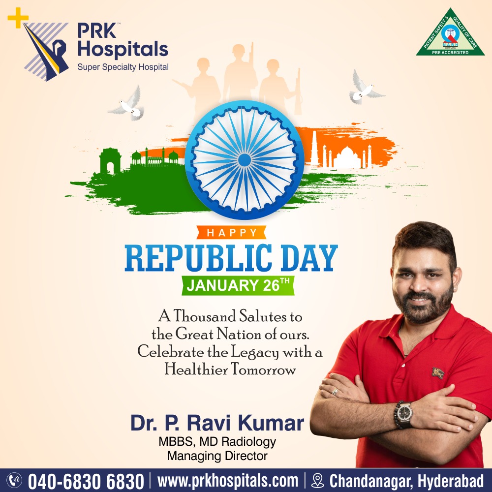 PrkHospitals's tweet image. Let us remember and feel proud of the rich heritage and culture of our country. Happy Republic Day!

#PRKHospitals #Drravikumar