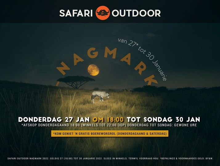 FORSOL6's tweet image. #SafariOutdoor #NightMarket #Sales #Nagmark #Uitverkoping