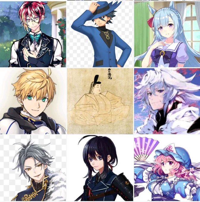 #推しを9人晒すと好みがわかる
わ、分からない………… 