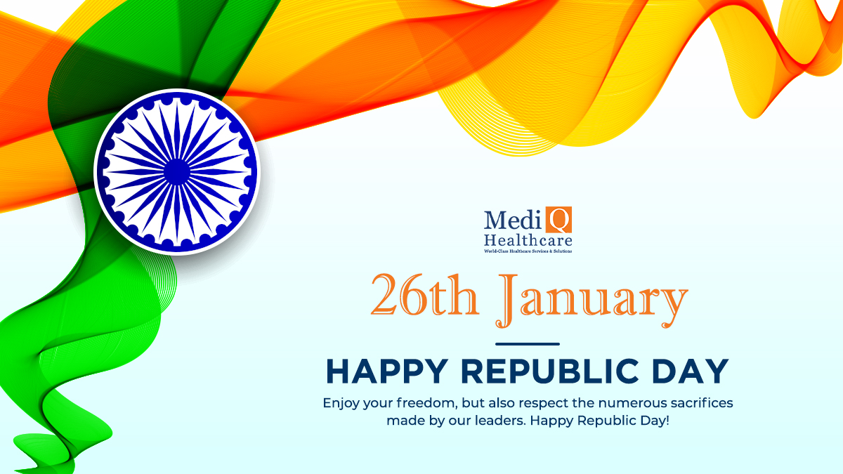 MediQHealth's tweet photo. Happy Republic Day to every Indian!

#happyrepublicday2022 https://t.co/r8CJEBLwZ3