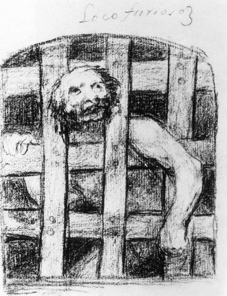 RT @artistgoya: Lunatic behind Bars, 1828 #romanticism #goya https://t.co/rsYPNxGtH3