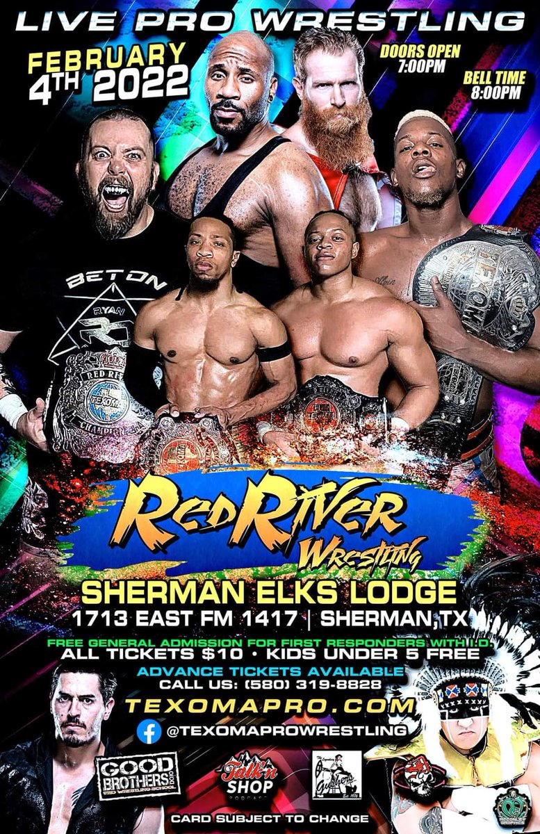 RefSolYang's tweet photo. February is fast approaching and I have 4 big shows across 4 different states!

Feb 4th: @RedRiverNTX @ Sherman, TX
Feb 5th: #UUCW @ Wichita, KS
Feb 11th: @wrestling_core @ Sand Springs, OK
Feb 19th: @ICWFWrestling1 @ Republic, MO

I hope to see you there!

#prowrestling #referee https://t.co/nGYyTSMzjz