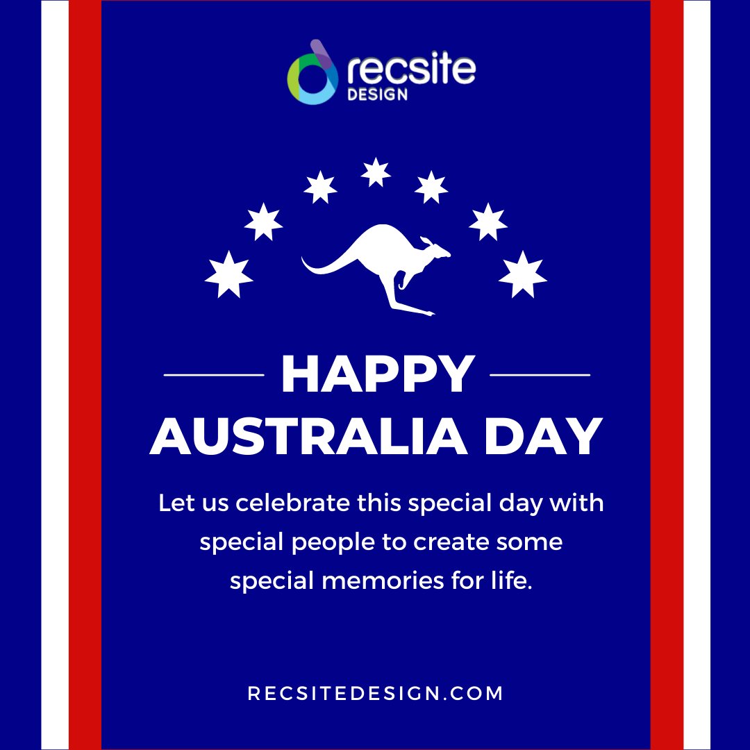 RecsiteDesign's tweet image. Happy Australia Day from everyone at Recsite Design. 

#RecsiteDesign #Recsite #Recruitment #Bespoke #Design
#Websites #Support #ATS #CRM #Recruiters