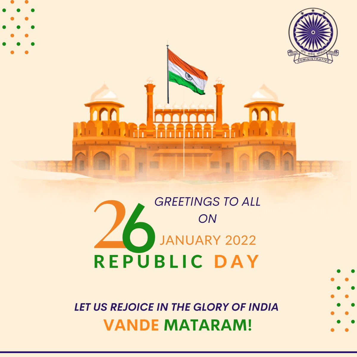 Best Wishes on 73rd Republic Day. Let's cherish the Constitution and adopt the ideals in our daily life. #RepublicDayIndia
