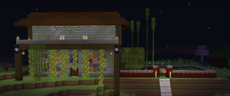 Lemon_2461's tweet photo. About time i finished this build XD #Minecraftbuilds #LOESMP #LandsOfEnrie #smallstreamer #minecraftsmp https://t.co/FoU1aao0PR