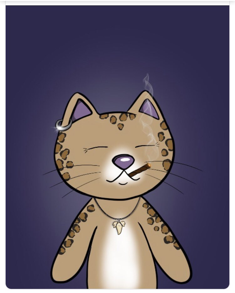 (SOLD) The catnip was just to irresistible! Check out the rest of The Catz before they are gone! The pun Catz are the last of their kind!